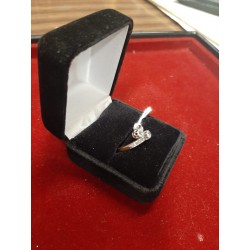 Bague de fiançailles en diamant - Vintage