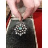 Pendentif important émeraude et diamants - Vintage