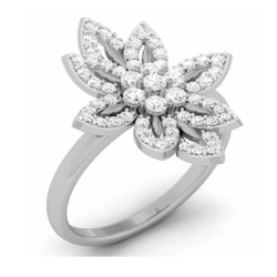 Blossom Spark Diamond Ring 18K