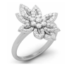 Blossom Spark Diamond Ring 18K