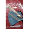 BROWN MARBLE Fashionable Accessory Set: Includes Denim Face Mask and  Watch Strap