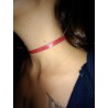 Collier Chic Tan Femme RED SILVER