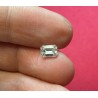 Diamant Smaragd skåret - 1,05ct - HVIS - IGI